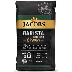 Обжаренные кофейные зерна JACOBS BARISTA CREMA, 1 кг цена и информация | Кофе, какао | kaup24.ee