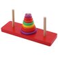 Puidust torn „Rõngad“ hind ja info | Imikute mänguasjad | kaup24.ee