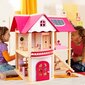 Puidust nukumaja "Pink Dollhouse" hind ja info | Tüdrukute mänguasjad | kaup24.ee