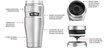 Termostass Thermos Hall 470 ml THSK1005MBTRI4 hind ja info | Termosed, termostassid | kaup24.ee