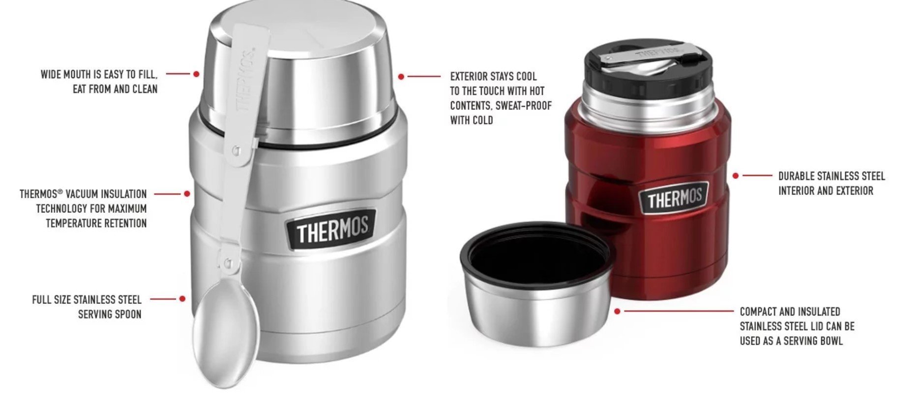 Toidutermos Thermos THSK3000GR, 470 ml, hall цена и информация | Termosed, termostassid | kaup24.ee