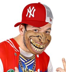 Poolmask Rapper hind ja info | Karnevali kostüümid | kaup24.ee