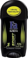 Pulkdeodorant antiperspirant Fa Sport Double Power 50 ml hind ja info | Deodorandid | kaup24.ee