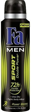 Pihustatav deodorant antiperspirant Fa Sport Double Power 150 ml hind ja info | Deodorandid | kaup24.ee