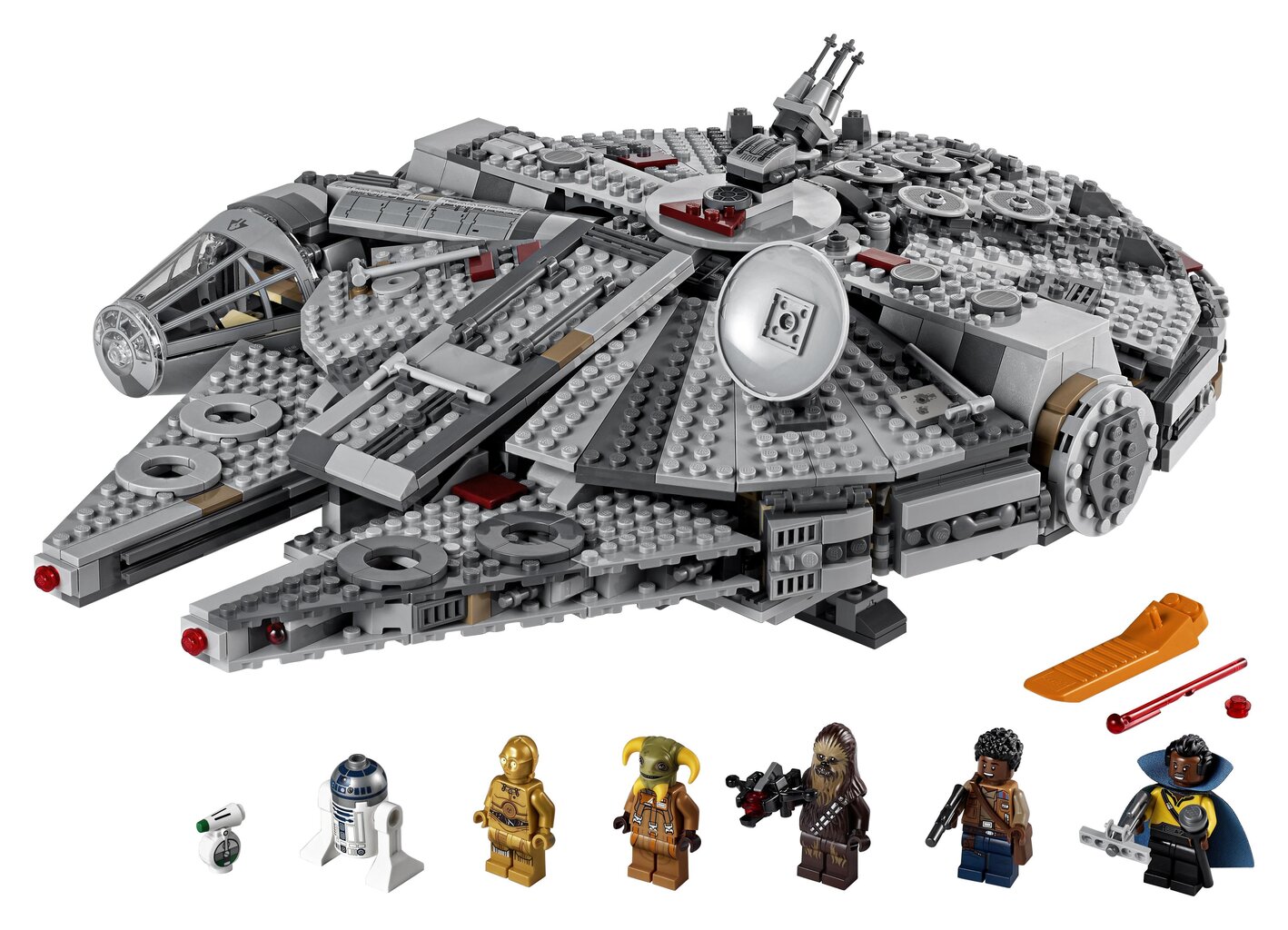 75257 LEGO® Star Wars Millennium Falcon hind ja info | Klotsid ja konstruktorid | kaup24.ee