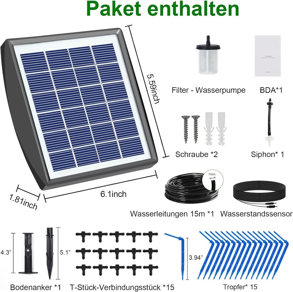 RISINGUP A-4 Automaatne taimede kastmissüsteem hind ja info | Kastekannud, voolikud, niisutus | kaup24.ee