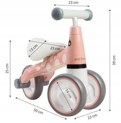 Tasakaaluratas "Flamingo" ECOTOYS hind ja info | Jooksurattad | kaup24.ee