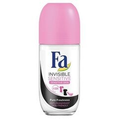 Higistamisvastane rulldeodorant FA Invisible Sensitive 50 ml hind ja info | Deodorandid | kaup24.ee