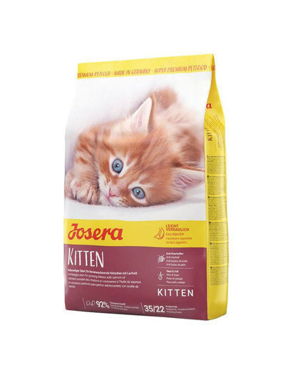 Kuivtoit kassipoegadele Josera Kitten, 10 kg hind ja info | Kuivtoit kassidele | kaup24.ee