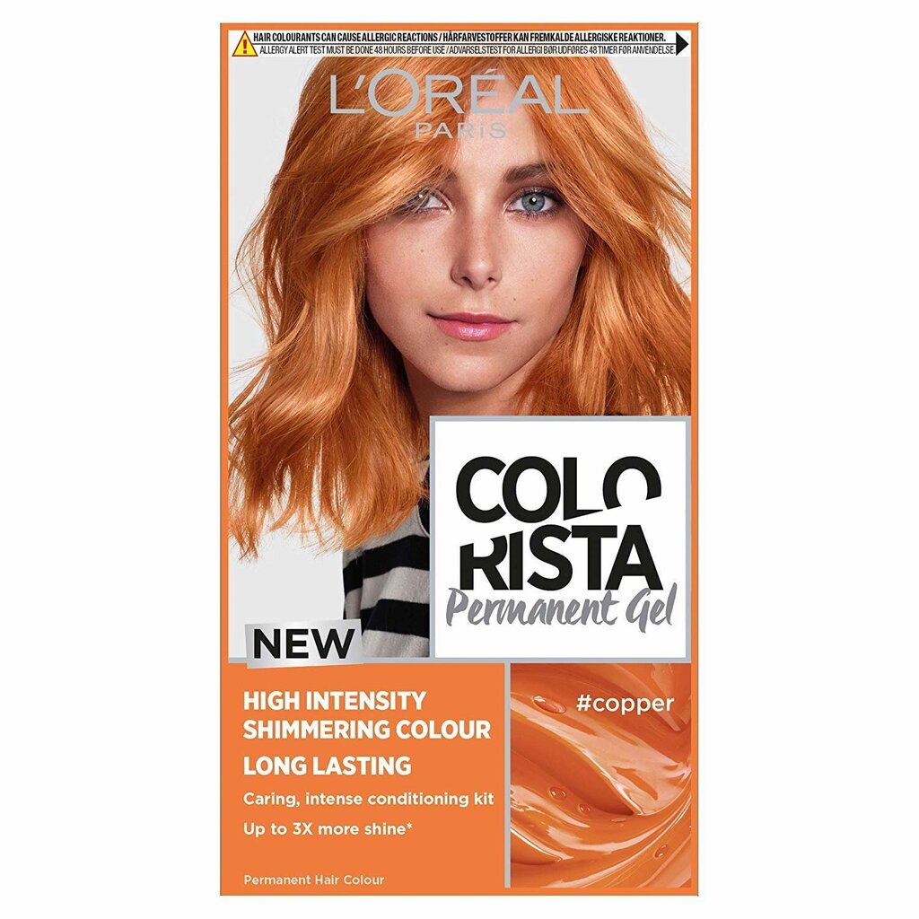 Geel juuksevärv L'Oreal Colorista, #Copper hind ja info | Juuksevärvid | kaup24.ee