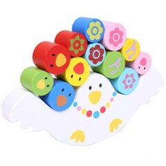 Puidust mäng peredele "Kana munaga" hind ja info | Imikute mänguasjad | kaup24.ee