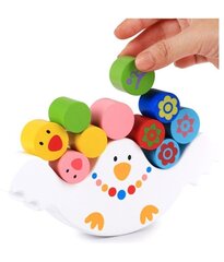 Puidust mäng peredele "Kana munaga" hind ja info | Imikute mänguasjad | kaup24.ee