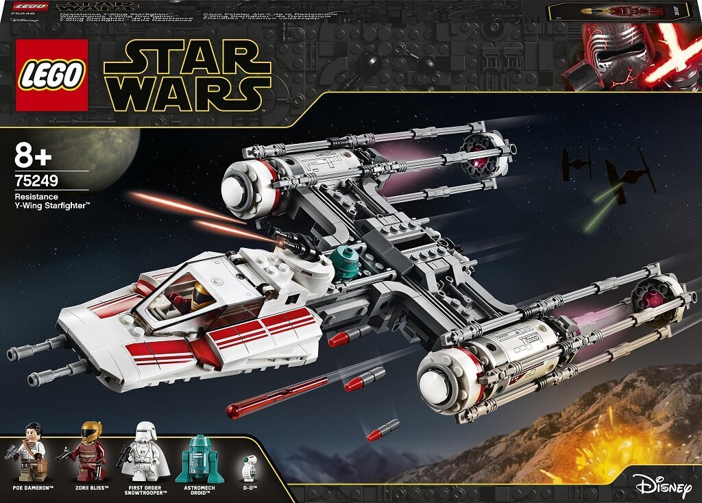 75249 LEGO® Star Wars Mässaja Y-Wing Starfighter hind ja info | Klotsid ja konstruktorid | kaup24.ee