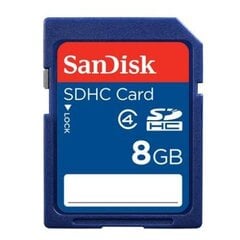 Mälukaart Sandisk SDHC 8 GB hind ja info | Fotoaparaatide mälukaardid | kaup24.ee