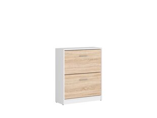 Jalatsikapp BRW Nepo Plus SFB2K2, valge/tamm цена и информация | Black Red White Мебель для прихожей | kaup24.ee