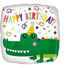 Gator Happy Birthday õhupall hind ja info | Õhupallid | kaup24.ee