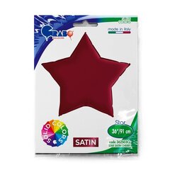 Star Satin Cherry õhupall hind ja info | Õhupallid | kaup24.ee