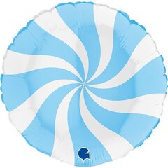 Candy Swirl White-Blue õhupall hind ja info | Õhupallid | kaup24.ee