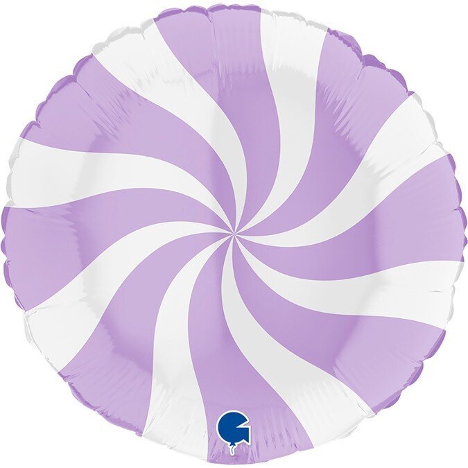 Candy Swirl White-Lilac õhupall цена и информация | Õhupallid | kaup24.ee