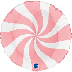 Candy Swirl White-Pink õhupall hind ja info | Õhupallid | kaup24.ee