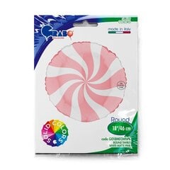 Candy Swirl White-Pink õhupall hind ja info | Õhupallid | kaup24.ee