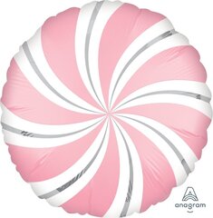 Candy Swirl Bubble Gum Pink õhupall hind ja info | Õhupallid | kaup24.ee