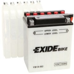 12V 14Ah YB14-A2 134x89x166+- Exide цена и информация | Аккумуляторы | kaup24.ee