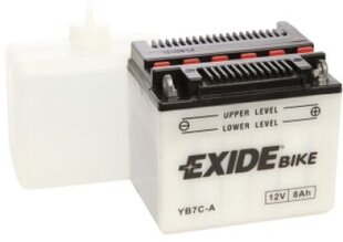 12V 8Ah YB7C-A 130x90x114-+ Exide hind ja info | Mootorrataste akud | kaup24.ee