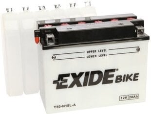 12В 20Ач Y50-N18L-A 205x90x162-+ Exide цена и информация | Аккумуляторы | kaup24.ee