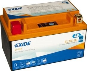 Exide Liitium 12V 48Wh 240A 150x87x93+- hind ja info | Mootorrataste akud | kaup24.ee