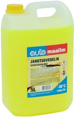 Jahutusvedelik Automaailm -36ºC LL kollane 5L hind ja info | Antifriisid ja jahutusvedelikud | kaup24.ee