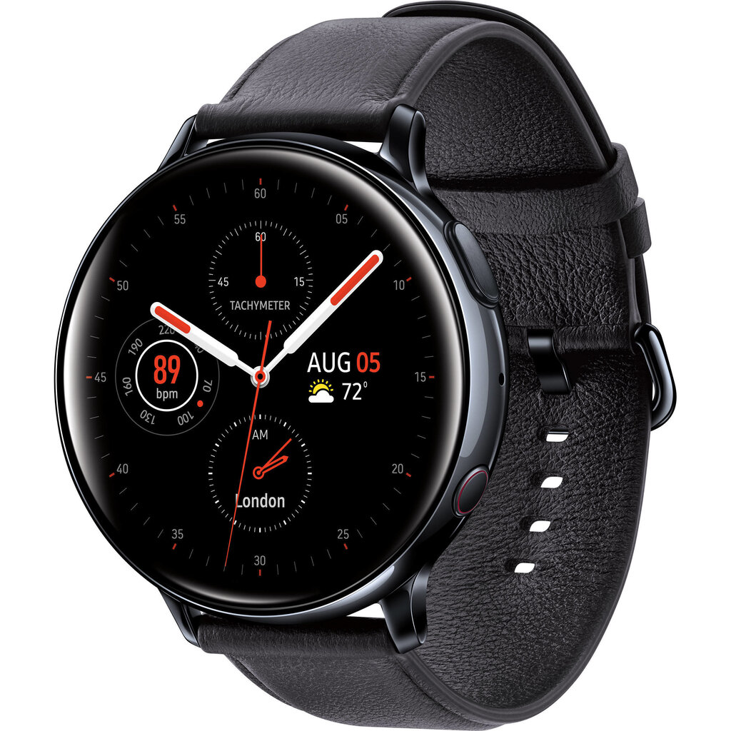 Nutikell Samsung Galaxy Watch Active 2, 40mm, Must (Stainless) hind ja info | Nutikellad (smartwatch) | kaup24.ee