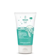 Laste šampoon ja dušigeel Weleda Kids 2in1 Fresh Mint 150 ml hind ja info | Laste ja ema kosmeetika | kaup24.ee
