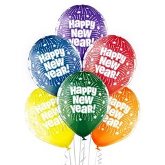 Lateks komplekt 'Happy New Year' (6 tk) hind ja info | Õhupallid | kaup24.ee