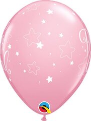 Lateks komplekt 'Baby Girl Stars' (6 tk) hind ja info | Õhupallid | kaup24.ee