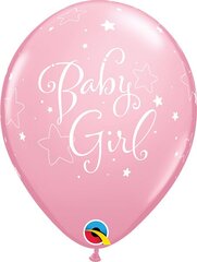 Lateks komplekt 'Baby Girl Stars' (6 tk) hind ja info | Õhupallid | kaup24.ee