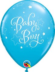 Lateks komplekt 'Baby Boy Stars' (6 tk) hind ja info | Õhupallid | kaup24.ee