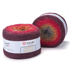 Пряжа YarnArt Flowers Alpaca 250г, 940 метров, цвет 422 цена и информация | Принадлежности для вязания | kaup24.ee