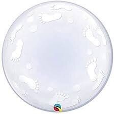 'Baby Footprints' Bubbles õhupall hind ja info | Õhupallid | kaup24.ee