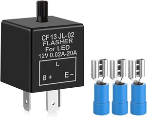 12V 3-pin elektrooniline LED vilkuv relee 0.1W-150W CF13 hind ja info | Nutiseadmed ja aksessuaarid | kaup24.ee