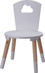 Lastetool Clouds, valge/pruun hind ja info | Laste lauad ja toolid | kaup24.ee