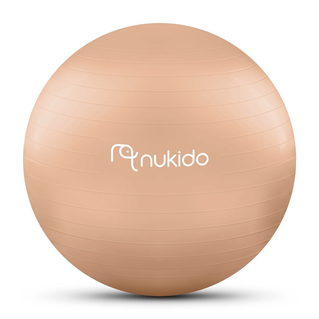 Raseduse aeroobikapall 65 cm NS-951 beež hind ja info | Muud sporditarbed | kaup24.ee