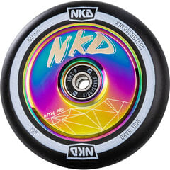 Rehvid - NKD Metal Pro Scooter Wheel 100mm Rainbow hind ja info | Tõukerattad | kaup24.ee