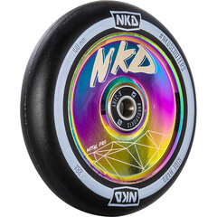 Rehvid - NKD Metal Pro Scooter Wheel 100mm Rainbow hind ja info | Tõukerattad | kaup24.ee