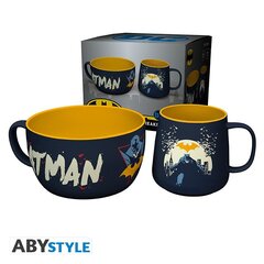 DC comics Breakfast Set Mug + Bowl - Batman Iconic hind ja info | Fännitooted mänguritele | kaup24.ee