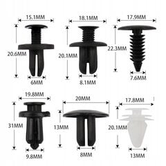 Autopolsterdus nööpnõelad klambrid 100tk komplekti hind ja info | Lisaseadmed | kaup24.ee