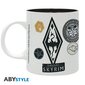 Skyrim Mug 320 ml "Badges" цена и информация | Fännitooted mänguritele | kaup24.ee