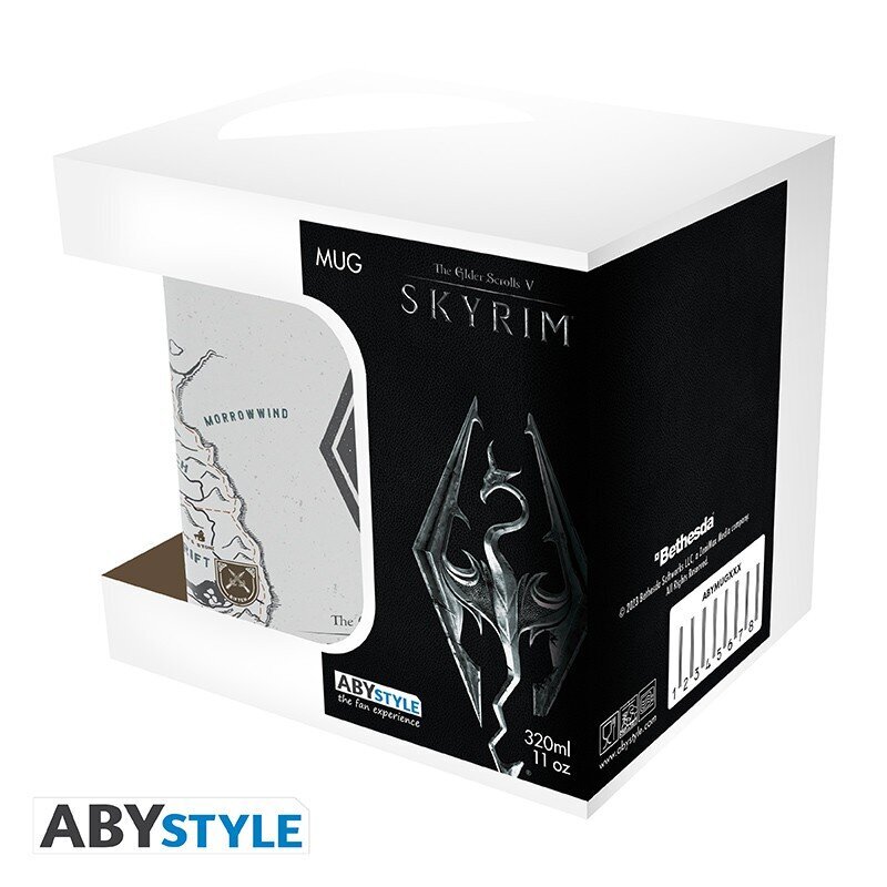 Skyrim Mug 320 ml Map цена и информация | Fännitooted mänguritele | kaup24.ee