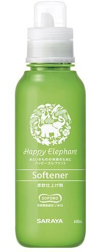 Saraya Happy Elephant Pesuloputusvahend, 600ml hind ja info | Pesuvahendid | kaup24.ee