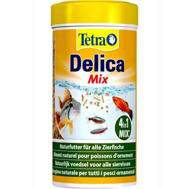 Külmkuivatatud kalatoit Tetra Delica Natural Snack Mix, 250ml - 30g hind ja info | Toit kaladele | kaup24.ee